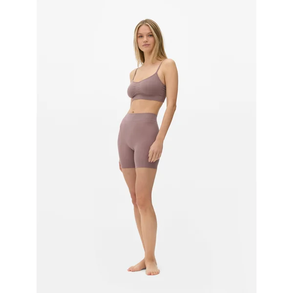 Seamless Anti-Chafe Shorts - Mocha