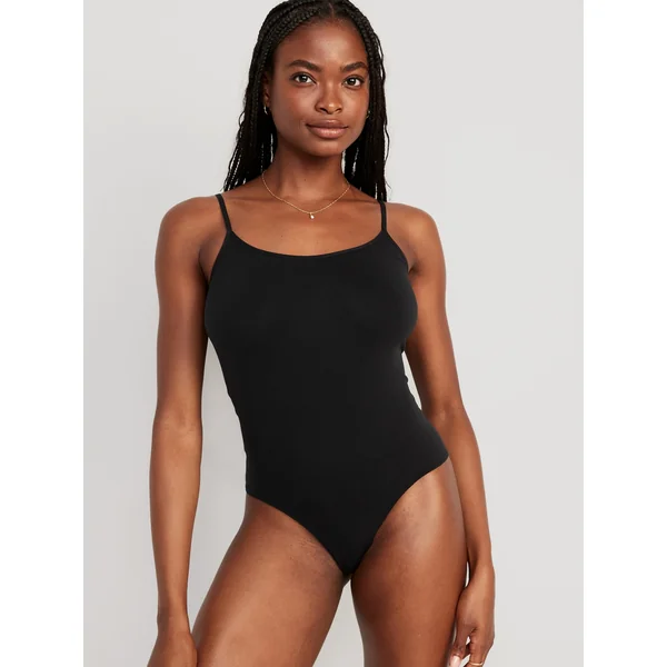 Seamless Cami Bodysuit - Black Jack