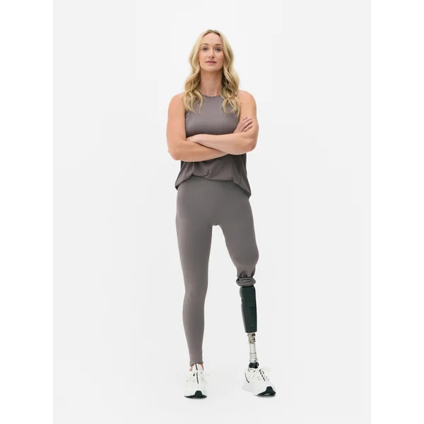 Seamless Contour Leggings - Gray