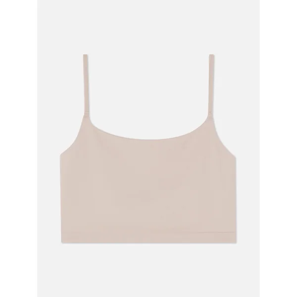 Seamless Cropped Cami - Taupe