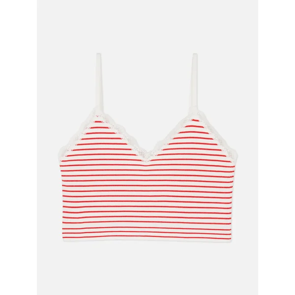 Seamless Pajama Cami - Red