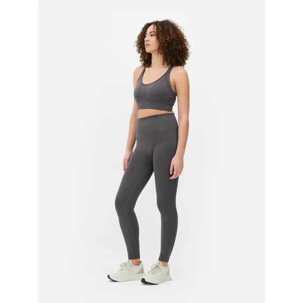 Seamless Performance Leggings - Dark Gray