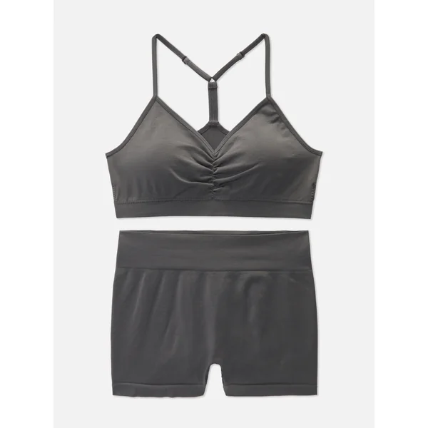 Seamless Performance Set - Charcoal