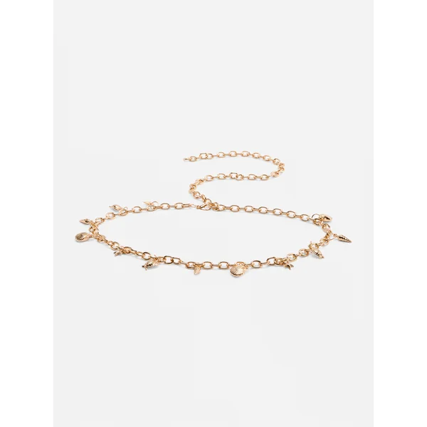 Seashell Chain Belt - Gold