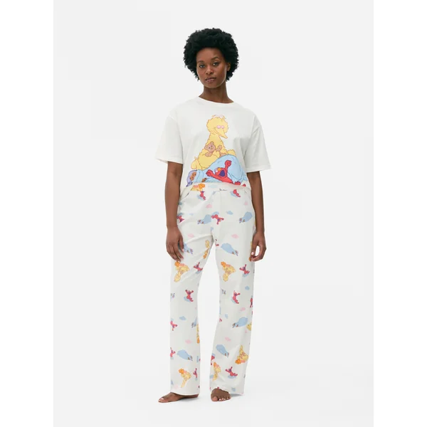 Sesame Street Pajama Pants - Ivory