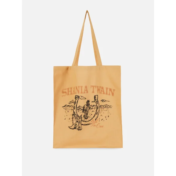 Shania Twain Reusable Canvas Bag - Brown