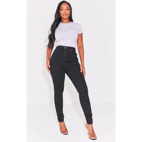 Shape Black Disco Skinny Jeans