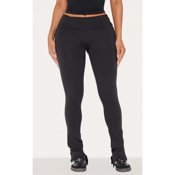 Shape Black Sculpt High Waisted Side Split Leggings