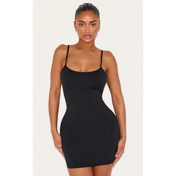 Shape Black Sculpted Mini Dress