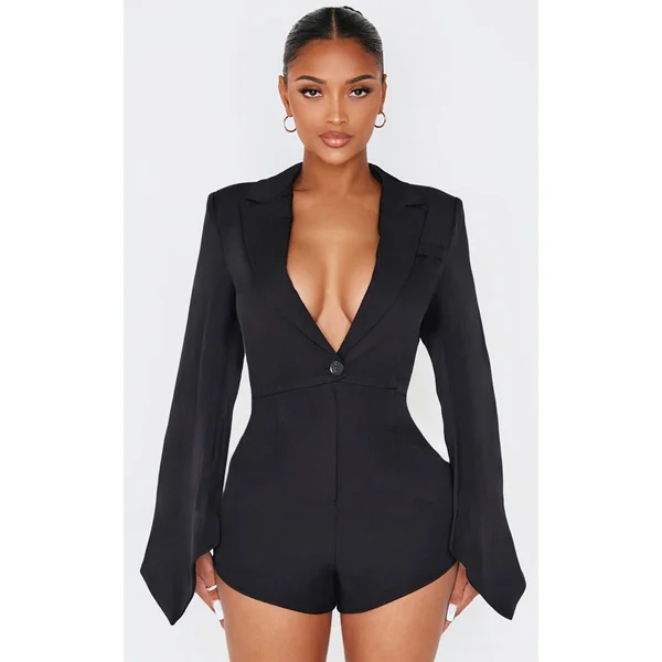 Shape Black Tailored Blazer Romper