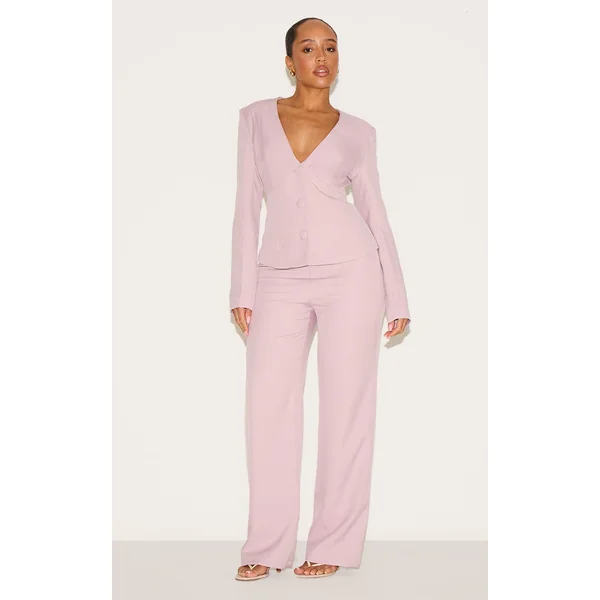 Shape Blush Pink Tailor Highwaisted Leg Pant