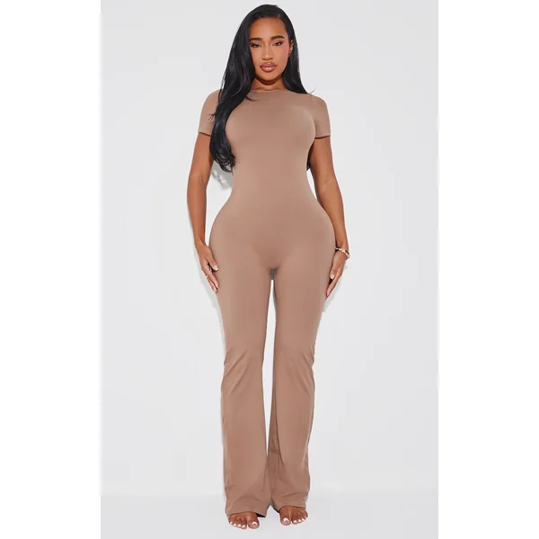 Shape Mocha Sculpted Short Sleeve Jumpsuit