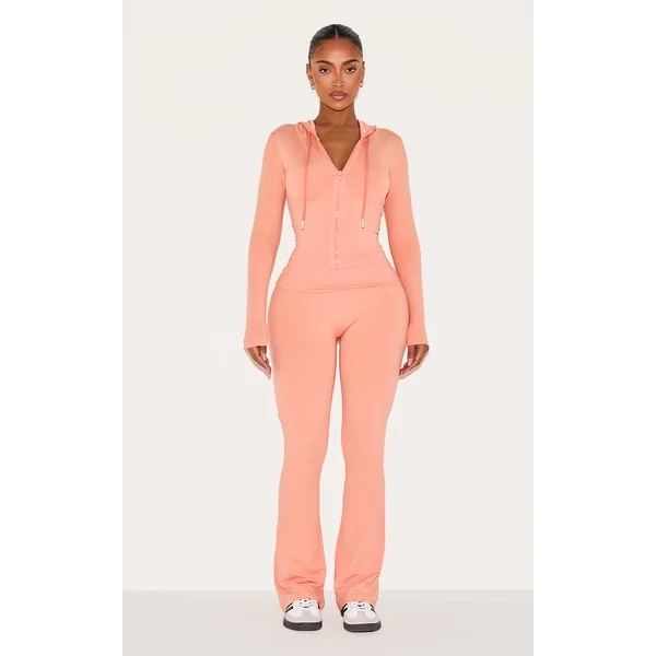 Shape Peach Sculpted Foldover Waist Flare Pants