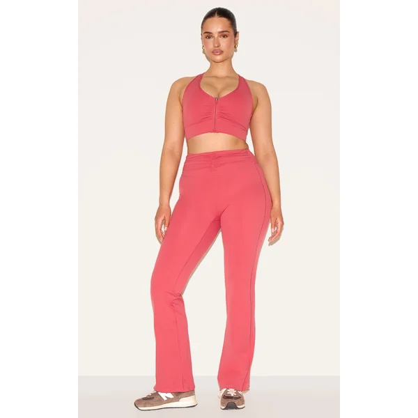 Shape Rose Active Ruched High Waisted Yoga Pants