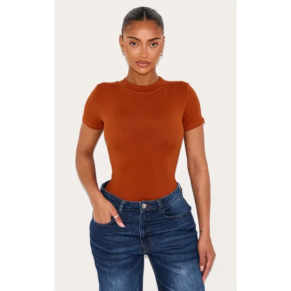 Shape Rust Sculpted Short Sleeve Bodysuit