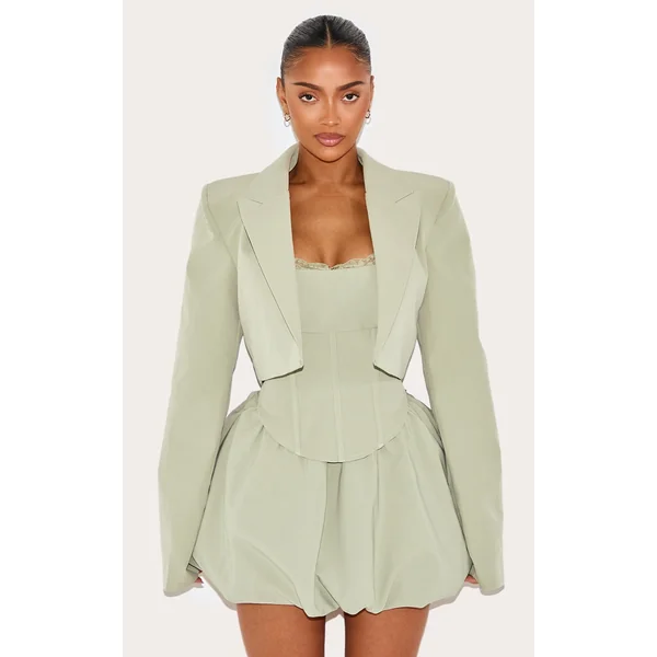 Shape Sage Tailored Cropped Blazer