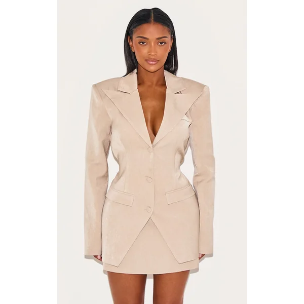 Shape Stone Low Rise Mini Skirt