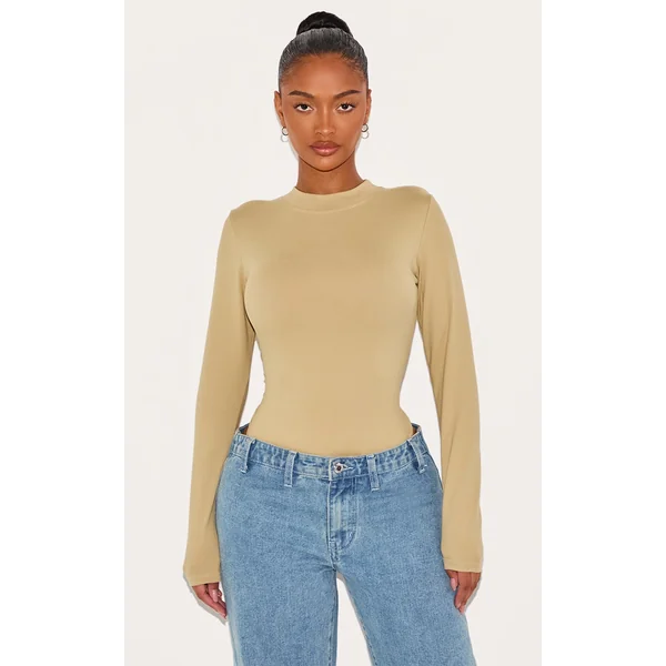 Shape Stone Sculpted Long Sleeve Bodysuit