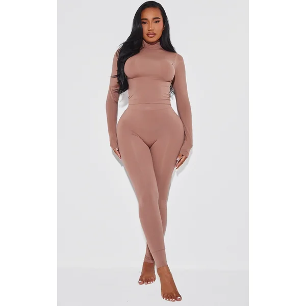 Shape Taupe Stretch Seamless High Waisted Leggings