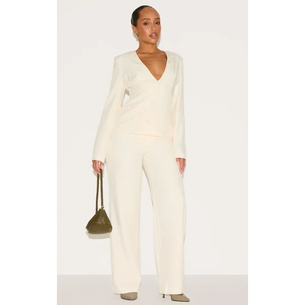 Shape Vanilla Tailored Highwaisted Wide Leg Pants