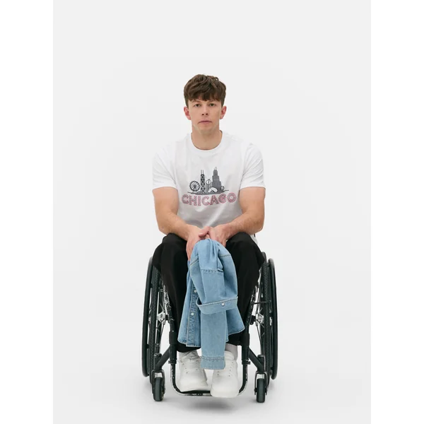 Short Sleeve Chicago T-Shirt - White