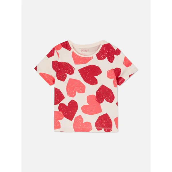 Short Sleeve Ladybug T-Shirt - Pink