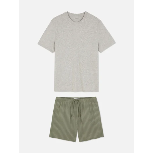 Short Sleeve Pajamas - Green