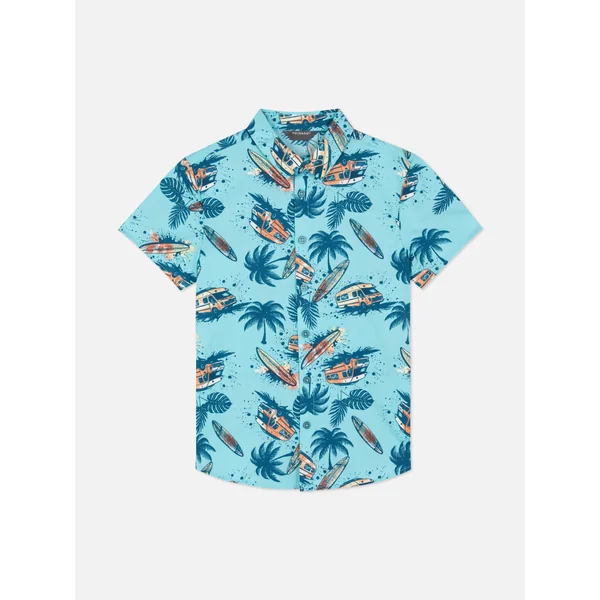 Short Sleeve Shirt - Blue