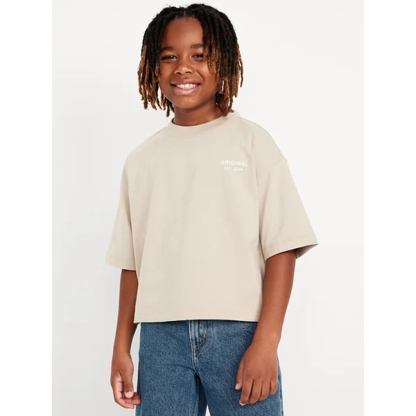 Short-Sleeve Boxy T-Shirt for Boys - A Stone's Throw