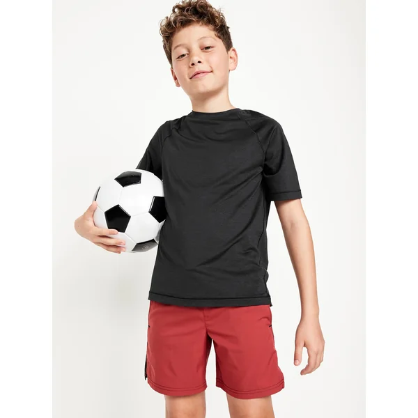 Short-Sleeve Go-Dry Cool Performance T-Shirt for Boys - BlackJack