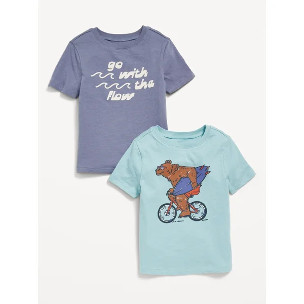 Short-Sleeve Graphic T-Shirt 2-Pack for Toddler Boys - Point Break