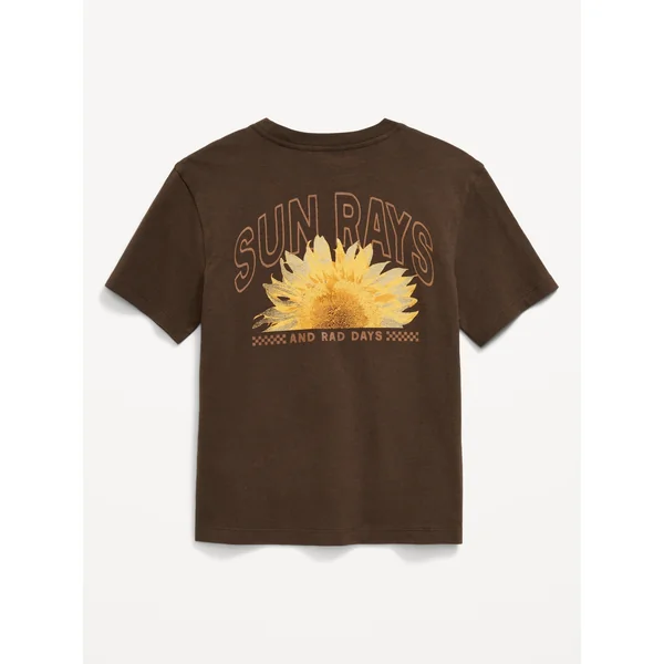 Short-Sleeve Graphic T-Shirt for Boys - Coffee Grounds