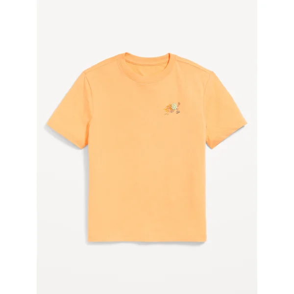 Short-Sleeve Graphic T-Shirt for Boys - Mango Sorbet