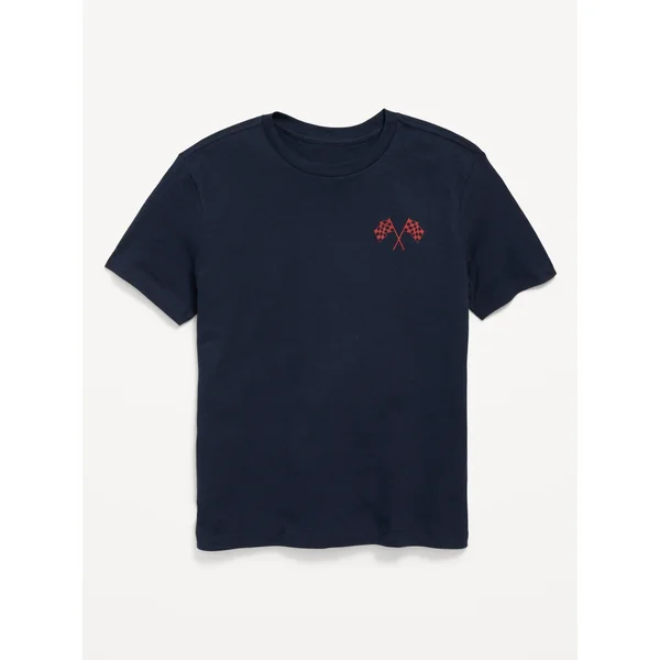 Short-Sleeve Graphic T-Shirt for Boys - Navy