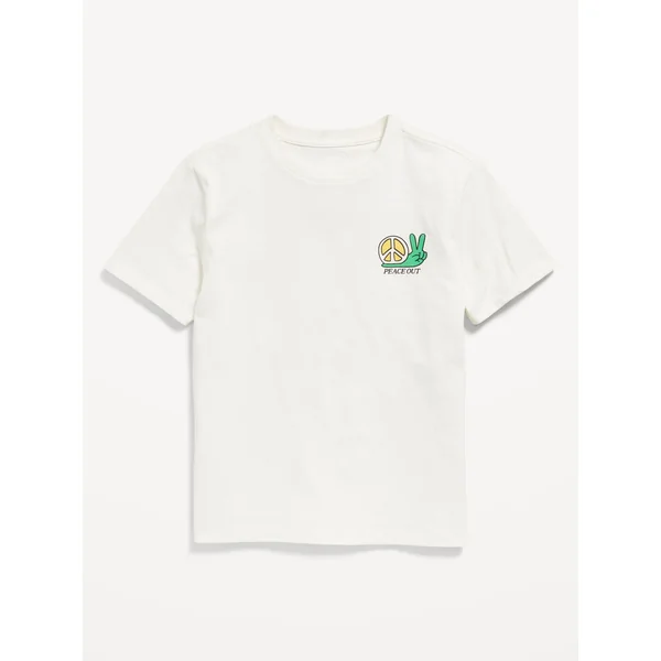 Short-Sleeve Graphic T-Shirt for Boys - Sea Salt