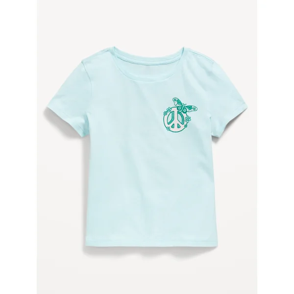 Short-Sleeve Graphic T-Shirt for Girls - RAIN SHOWERS