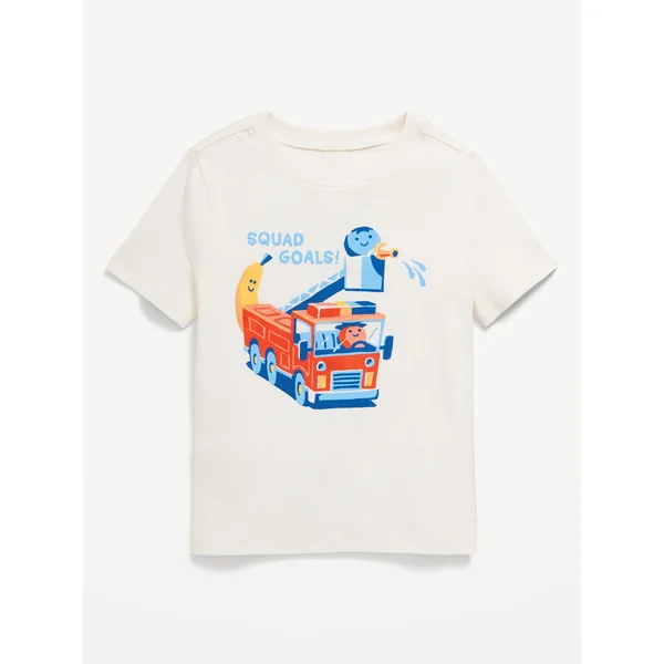 Short-Sleeve Graphic T-Shirt for Toddler Boys - Creme De La Creme