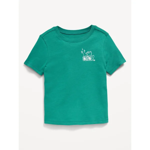 Short-Sleeve Graphic T-Shirt for Toddler Boys - Green Elm