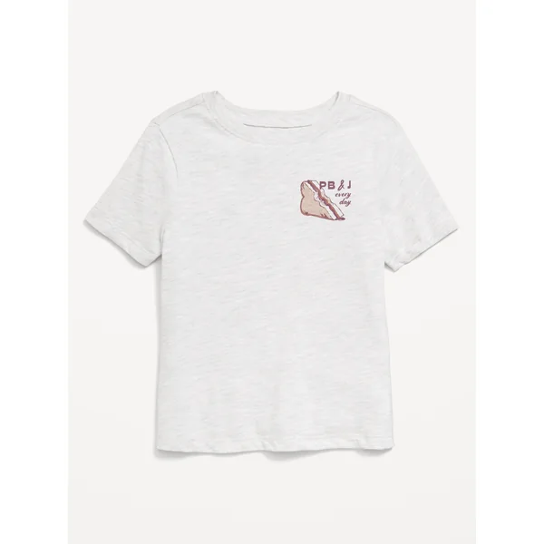 Short-Sleeve Graphic T-Shirt for Toddler Boys - Light Heather Gray