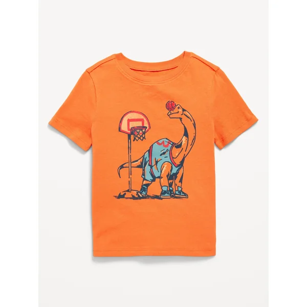 Short-Sleeve Graphic T-Shirt for Toddler Boys - ORANGE YOU GLAD