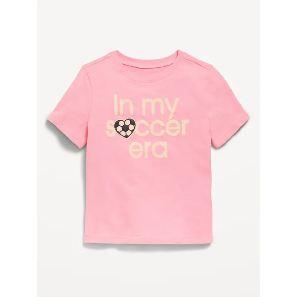 Short-Sleeve Graphic T-Shirt for Toddler Girls - Anemone Pink