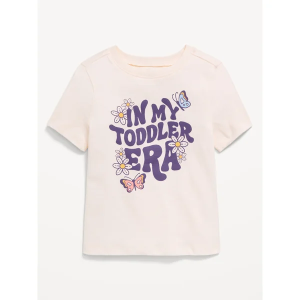 Short-Sleeve Graphic T-Shirt for Toddler Girls - Creme De La Creme