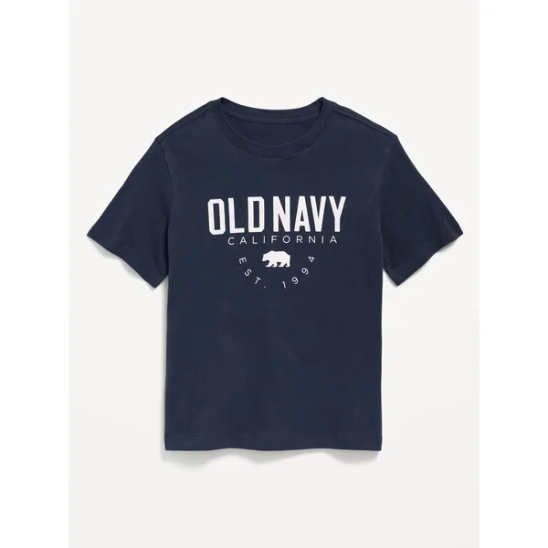 Short-Sleeve Logo-Graphic T-Shirt for Boys - In the Navy