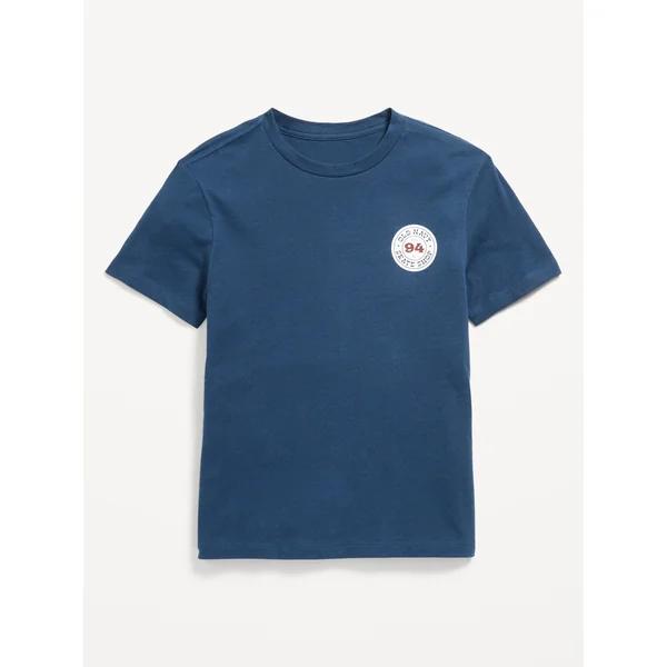 Short-Sleeve Logo-Graphic T-Shirt for Boys - OBSCURE NIGHT