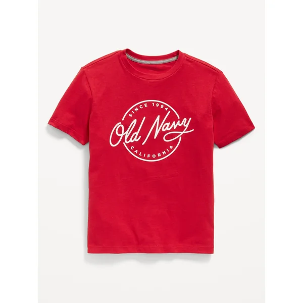 Short-Sleeve Logo-Graphic T-Shirt for Boys - Robbie Red