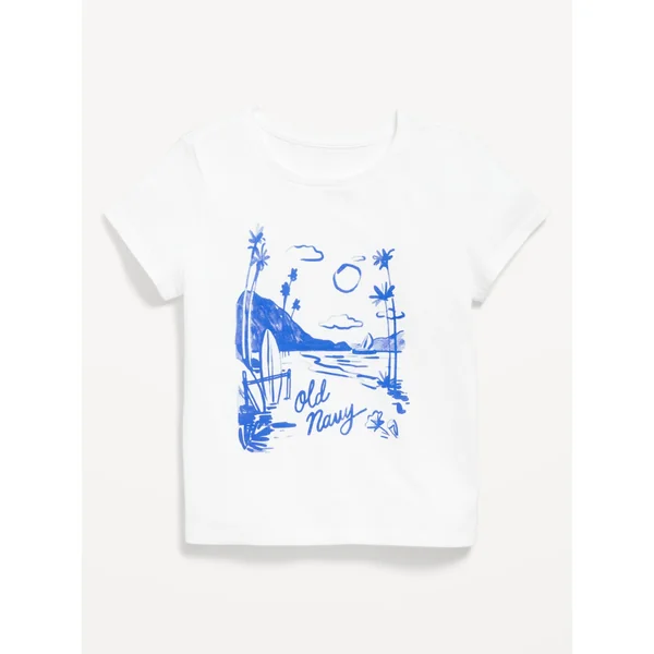 Short-Sleeve Logo-Graphic T-Shirt for Girls - White Lilies