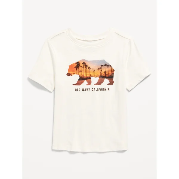 Short-Sleeve Logo-Graphic T-Shirt for Toddler Boys - BEACH SALT