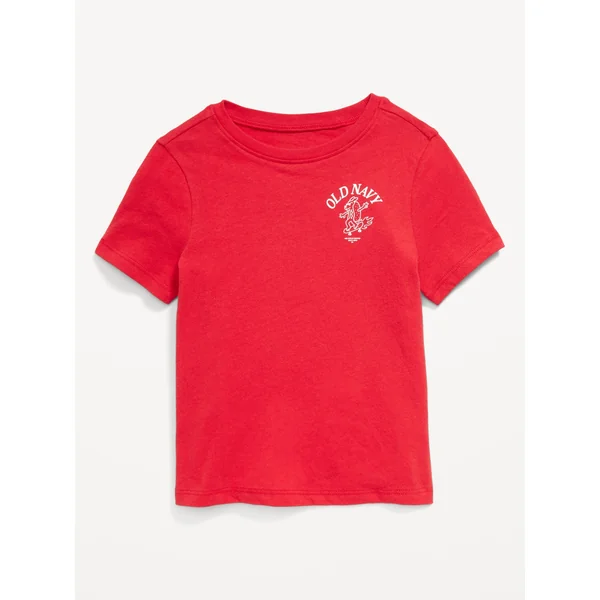 Short-Sleeve Logo-Graphic T-Shirt for Toddler Boys - Robbie Red