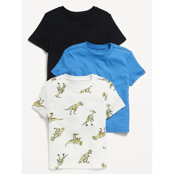 Short-Sleeve T-Shirt 3-Pack for Toddler Boys - Dino Pack