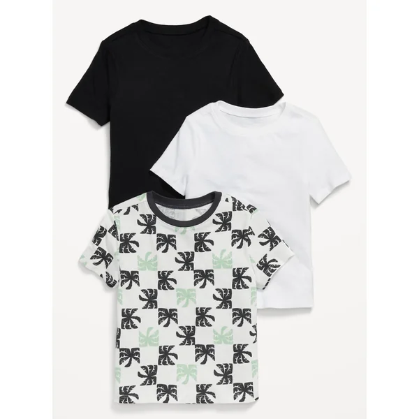 Short-Sleeve T-Shirt 3-Pack for Toddler Boys - PALM